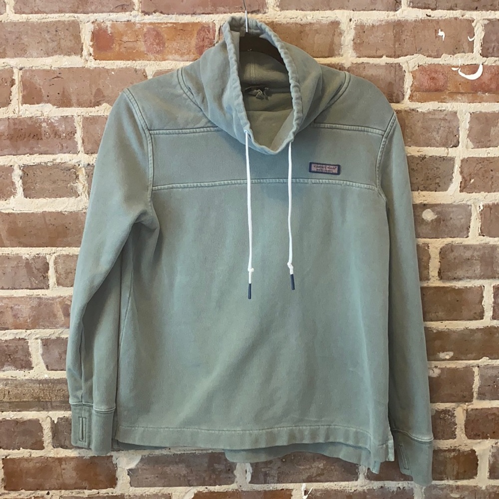 COPY - VINEYARD VINES SAGE FUNN NECK HOODIE